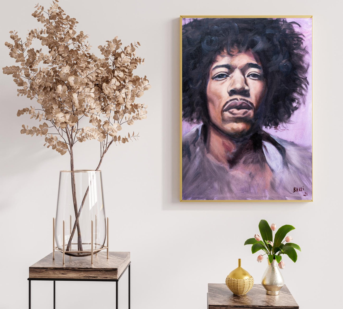 JIMI HENDRIX DIGITAL PRINT
