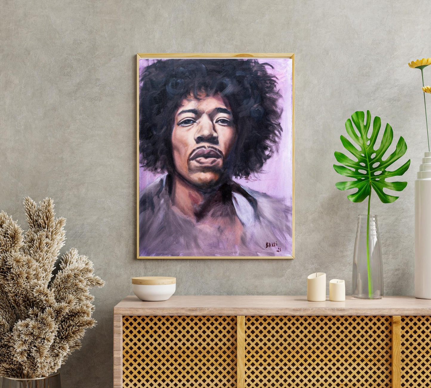 JIMI HENDRIX DIGITAL PRINT
